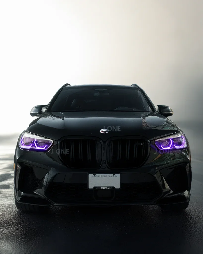 For BMW X5 X6 X5M X6M 2019-2022 G05 G06 F95 F96: RGB DRL Module, Full Spectrum DRL with Phone App Control & Customizable Modes
