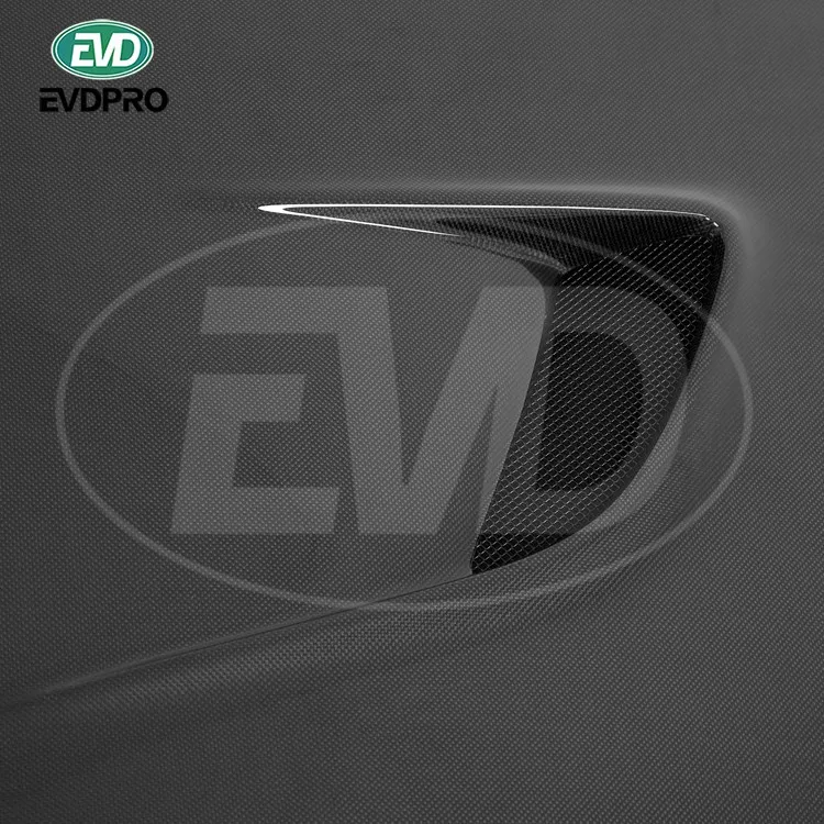 لفيراري 458 إيطاليا والعنكبوت 2011-2016 الأشرعة السوداء نمط غطاء محرك السيارة كامل من ألياف الكربون #4