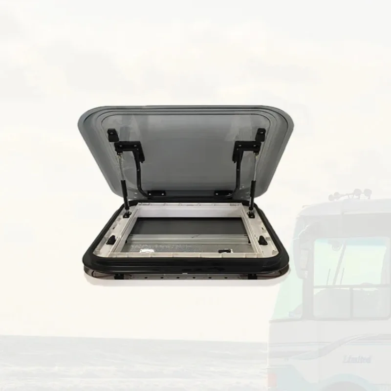 

Factory Price RV Roof Window ABS Inner Frame RV Skylight Patented Quick Installation 800*500mm