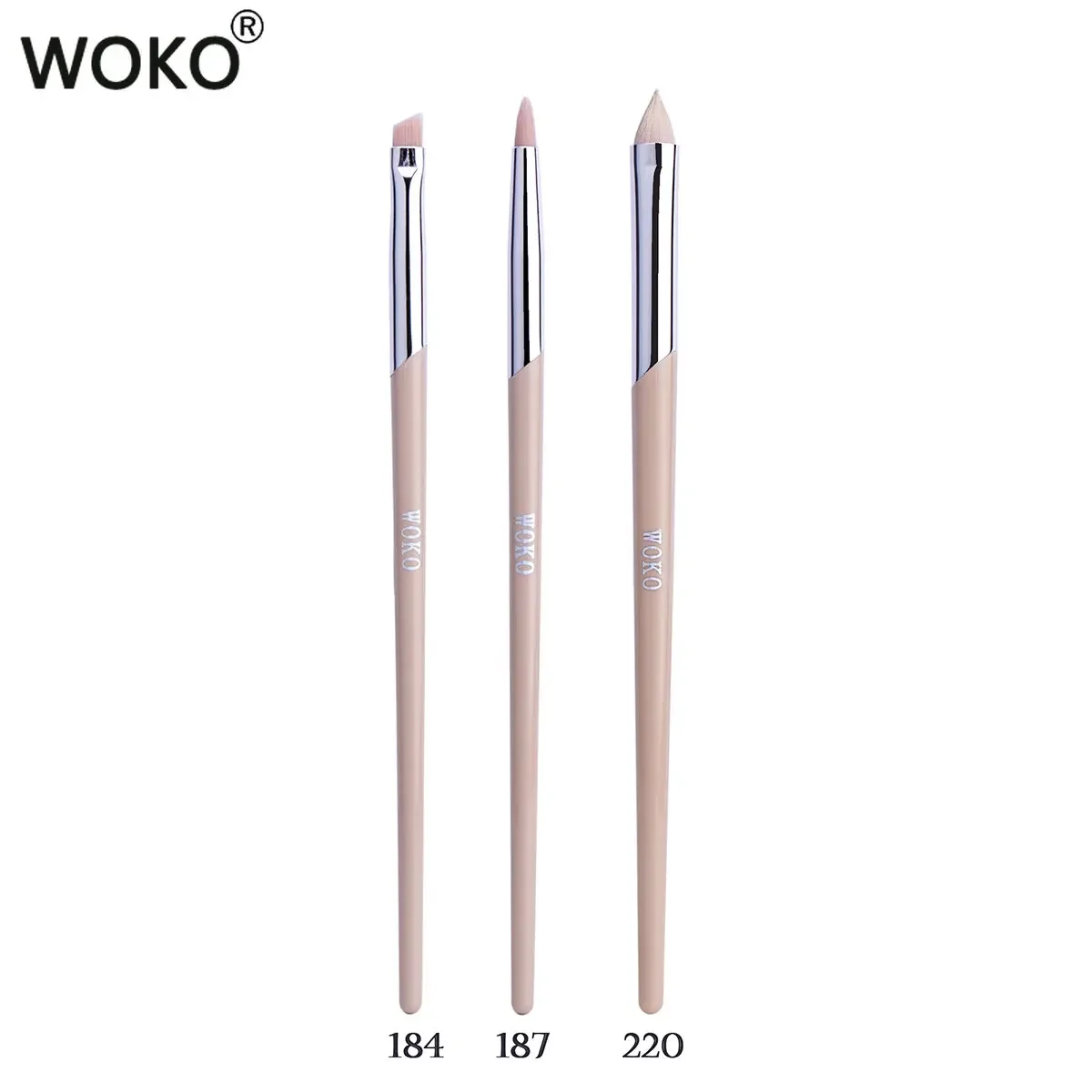 1/3pcs Makeup Brush Face Contour Powder Foundation Bronzer Cream Blush Eyeshadow Smudge Eyeliner Fashion Fenty Style Beauty Tool