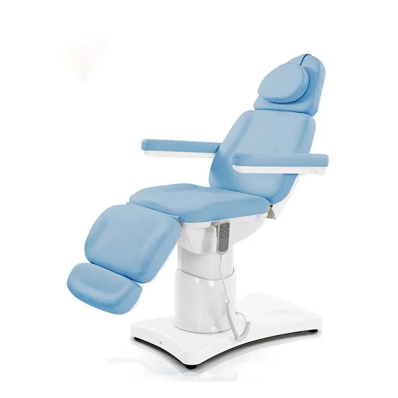 Groothandel meubels schoonheidssalon 3-motorbediening, meerdere kleuren om uit te kiezen, rond metalen onderstel massagebed