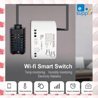 ABGN Wifi Smart Temperature Humidity Sensor Monitor Switch Smart Home Ewelink APP Control