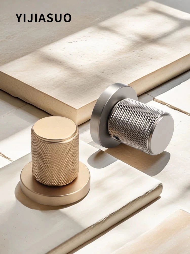 Minimalist Invisible Interior Door Lock, Single & Double Sided Concealed Hidden Lock with Keys for Bedroom Wooden Door