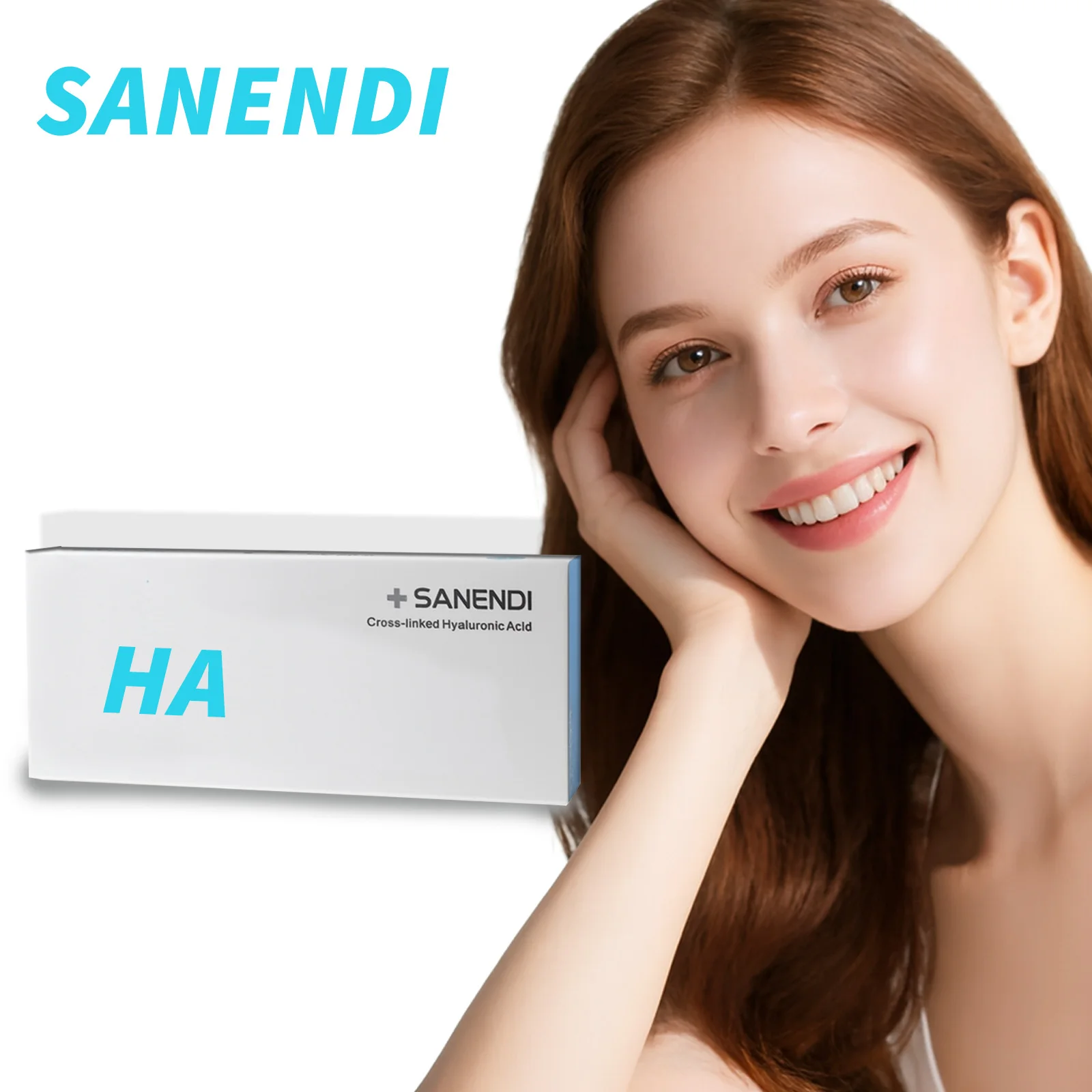 Sanendi Hyaluronic Acid for Face - 1ml, Multi-Molecular Complex for Hydration & Moisturizing  HA