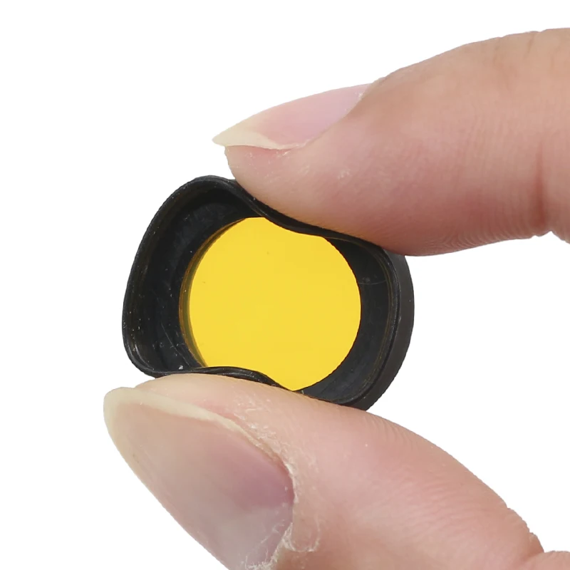 Filter Yellow Colour for LED Headlight Dental Loupe Head Lamp Surgical Magnifier Lab Illumination Optical Accessories