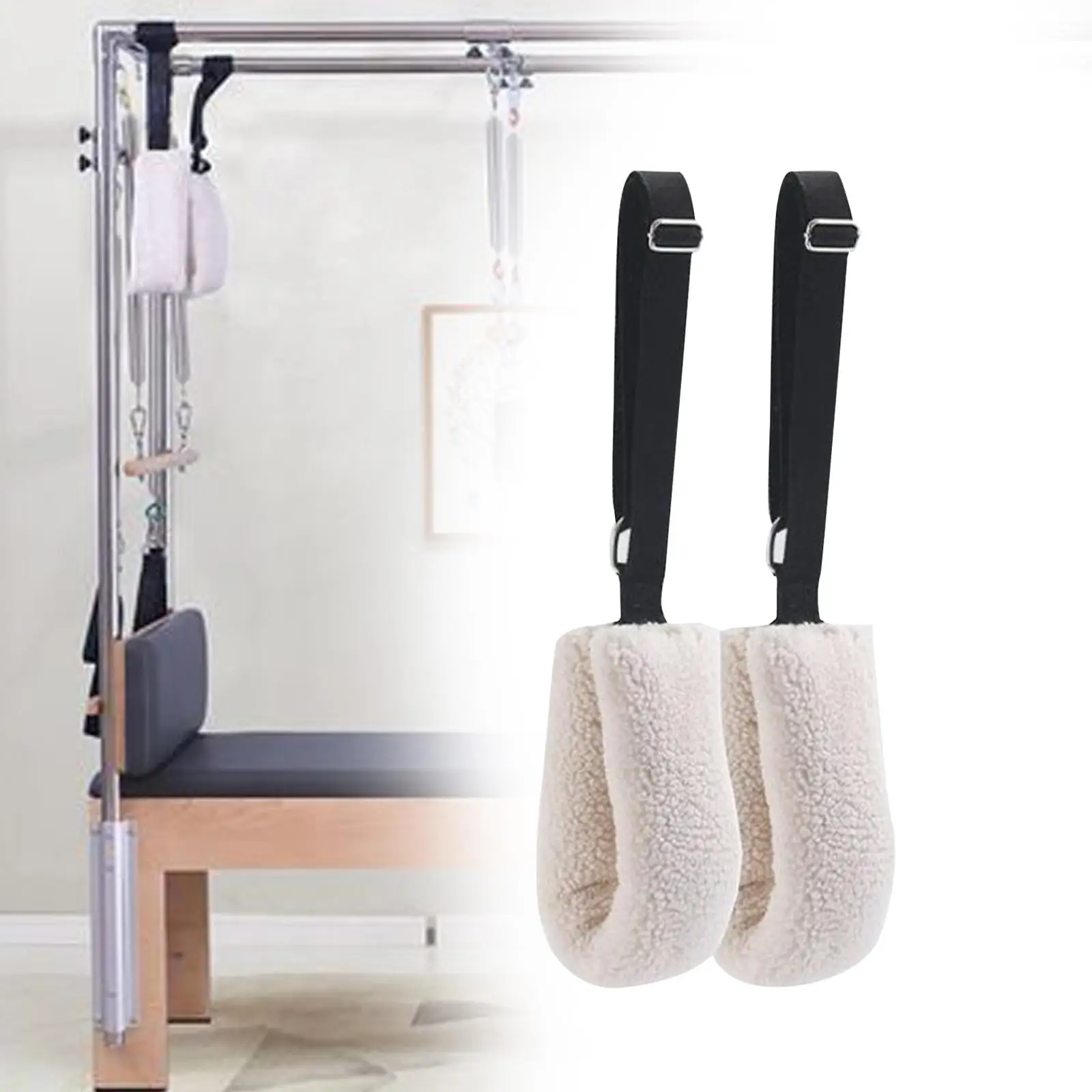

Pilates Straps Practical Belt Adjustable Tool Sturdy Waist Back Leg Resistance