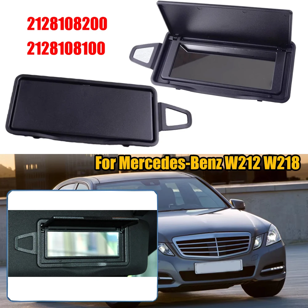

Car Sun Shade Visor Makeup Cosmetic Mirror Cover for Mercedes-Benz W212 E Class 2009-2014 W218 CLS Class 2011-2017 LHD