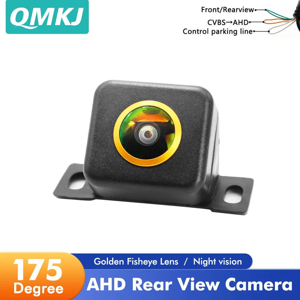 

QMKJ AHD 720P Car Rear View Camera Reversing Parking Monitor Waterproof Ultra-clear 170 Degree Fisheye Lens CCD Rearview Camera