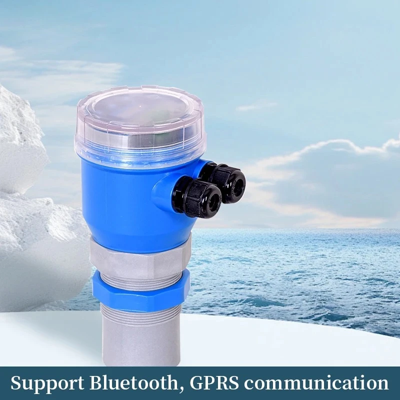 4-20mA-5M 10M Ultrasonic Liquid Oil Water Level Sensor Monitor Contactless 12V for Pool