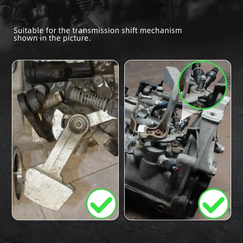 Imagen 2 del producto Kit de palanca de relé y brazo de palanca de cambios corto ajustable Manual de 5 velocidades para MQ250, para VW Golf MK4 MK5 para Jetta MK4, para Audi A3 TT