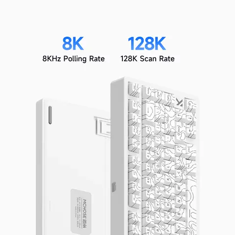 MCHOSE Jet 75 Magnetic Switch Gaming Keyboard Hall Effect Hot-Swappable Customized RGB Snap Tap 0.1ms Latency 8kHz Polling Rate