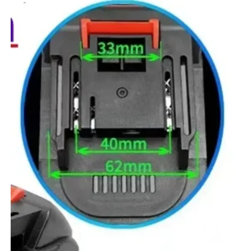 🔋 - بطارية ليثيوم أيون جديدة 21 فولت 6000 مللي أمبير في الساعة للشحن السريع للأدوات الكهربائية مناسبة لـ BL1850 BL1840 BL1440 (196391-6)\ 🔥