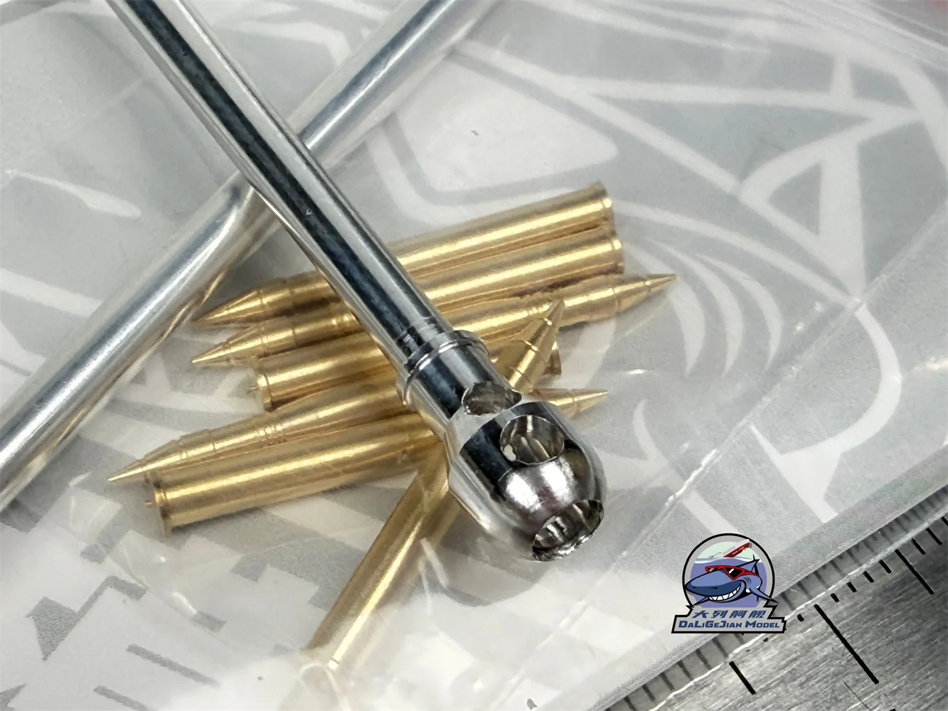 1/35 Scale Metal Barrel Muzzle Brake Shell Kit for Tamiya 35356 British Self-Propelled Anti-Tank Gun Archer Model CYT370