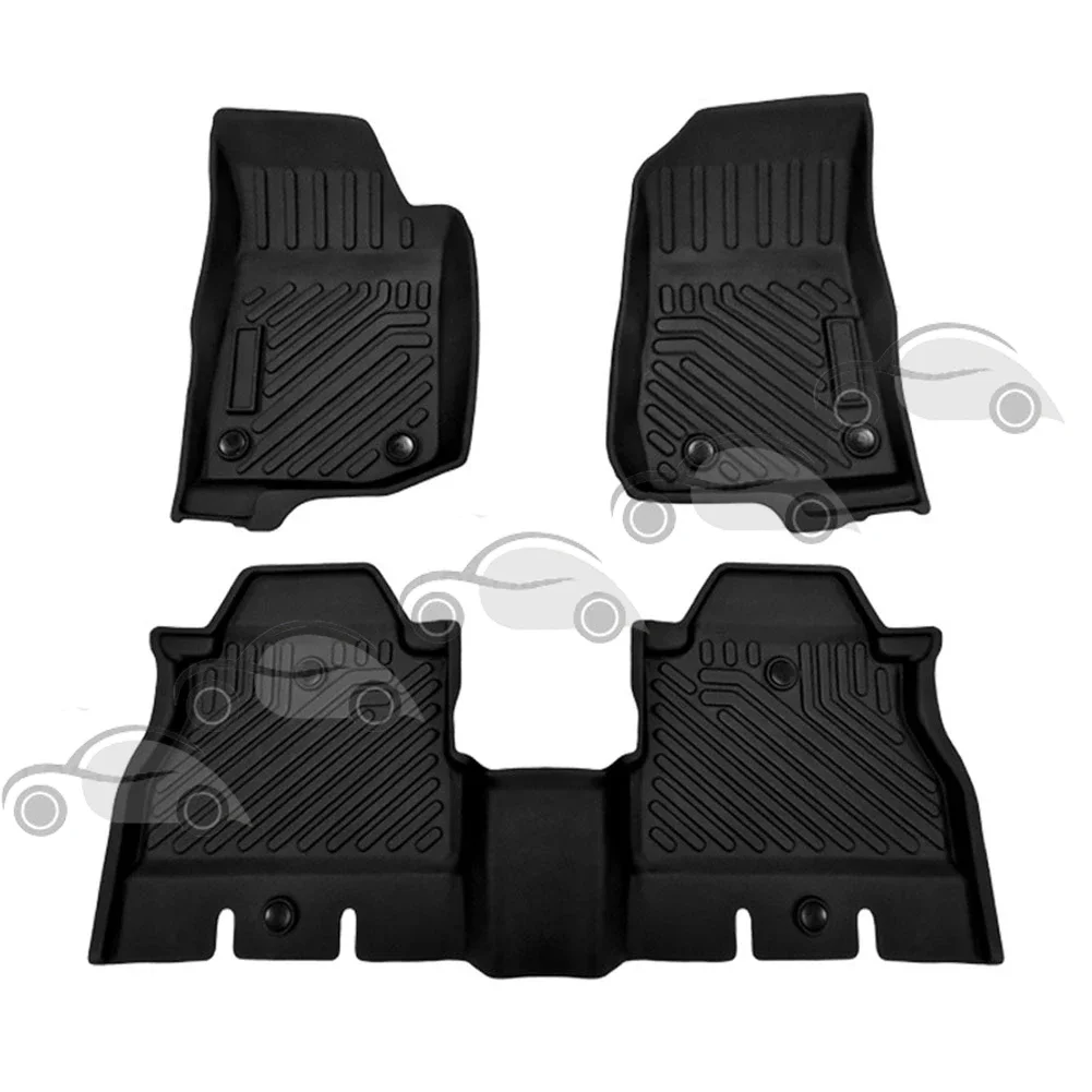 

New Four Season 3-Pcs Cargo Floor Liners Mats All Weather For Jeep Wrangler JL 2019 - 2020 Four Doors