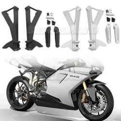 Motorcycle Parts Passenger Foot Pegs Brackest Rear For Ducati 848 2008 EVO/Corse 2012-2013 1098/S 2007-2008 1198/S 2010-2011
