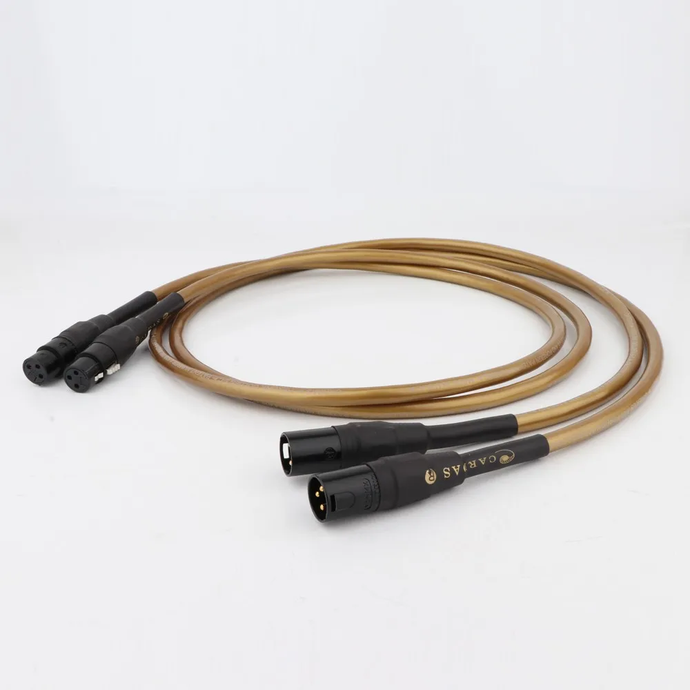 Cardas Hexlink Golden 5C Gold Plated 3 Pin  XLR Interconnect Balanced Cable Male to Female Microphone upgrade line