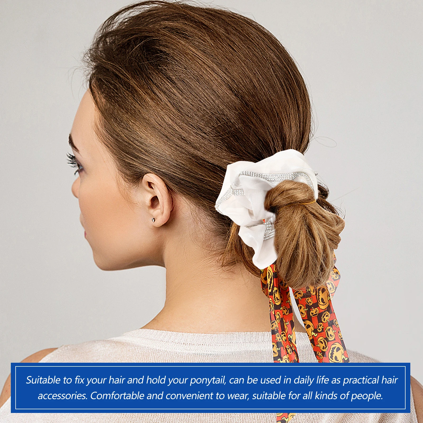 

3 Pcs Hair Accessories for Ring Ponytail Ropes Scrunchy Women Ties Diamond Miss