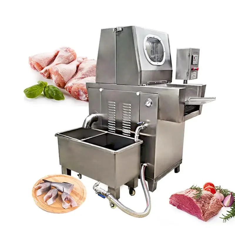 Uithardende spuit Vlees Automatische machine Handheld pekel Vloeistofinjector Rundvlees en kip Zoutgehalte Borstinjecteren