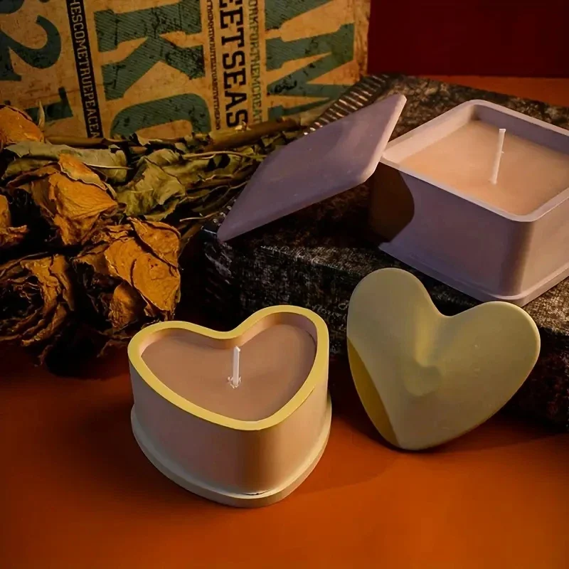 

10 шт. DIY шестиугольная коробка для хранения, силиконовая форма, кристаллическая капля, клей, зеркало, маятник, стол, сливовый цветок, любовь, форма сердца, силиконовая форма