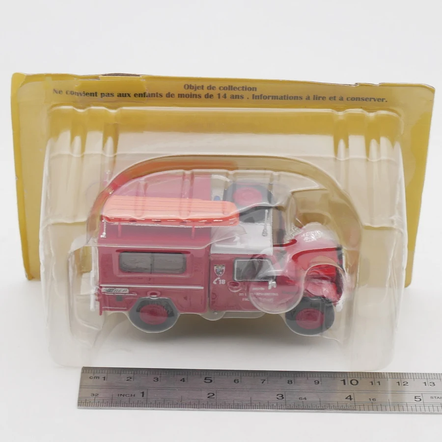 

Diecast Ixo 1:43 Scale Cournil 4x4 French Fire Engine Alloy Car Model Collectible Toy Car Gift Souvenir Display Ornament