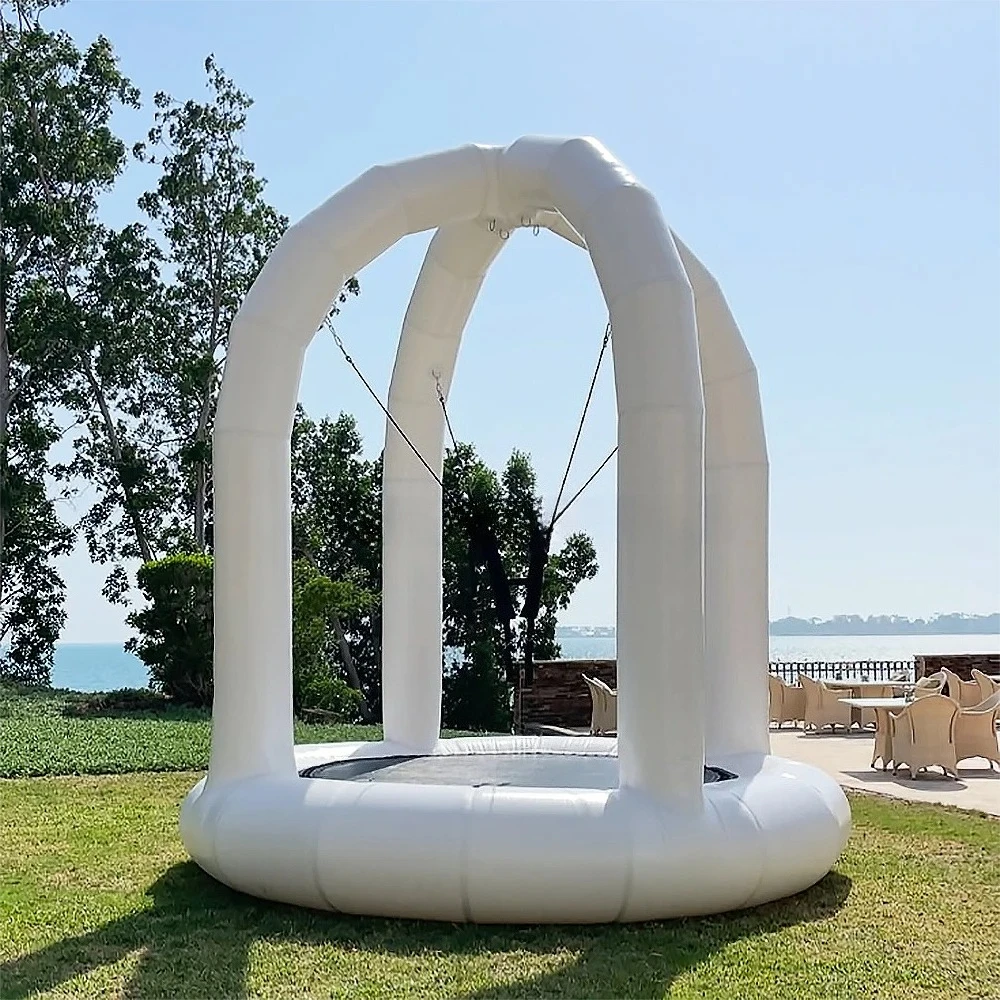 

Outdoor Commercial Blow up Kids Bungee Jumping Games Inflatable Bungee Trampoline for Events Rental