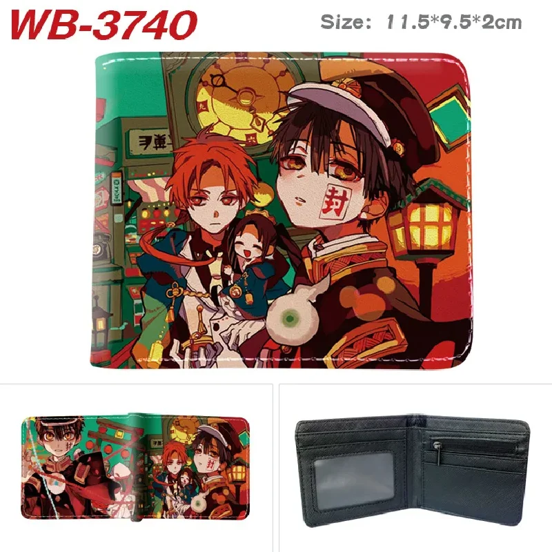 

Toilet-Bound Hanako-Kun Animation Derivative Wallet For Men and Women Coin Purse with Card Holder Short Wallet Card Storage Bag