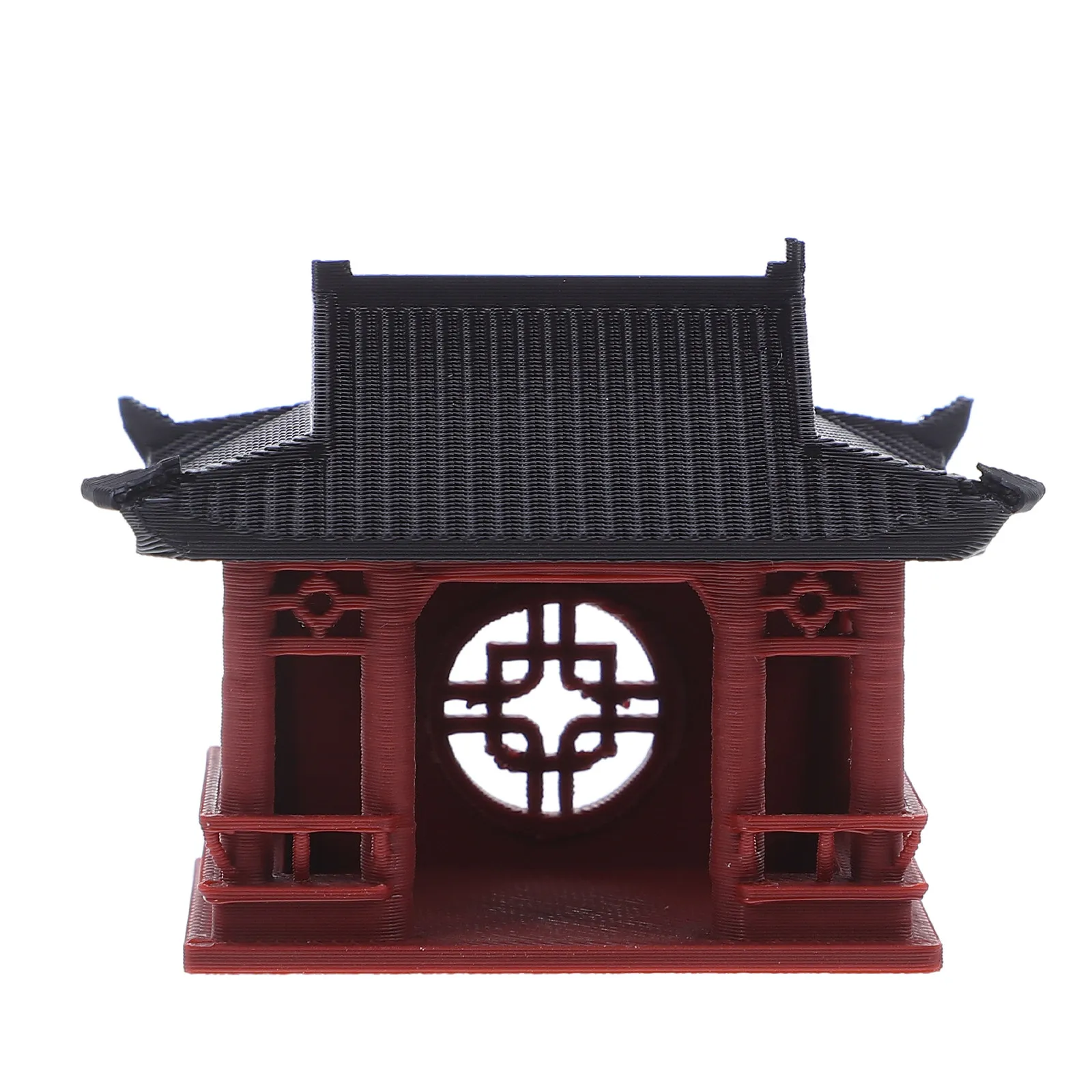 Miniature Pavilion Micro Landscape Decoration Chinese Pavilion Fish Tank Ornament Bonsai Zen Garden Tabletop Accent
