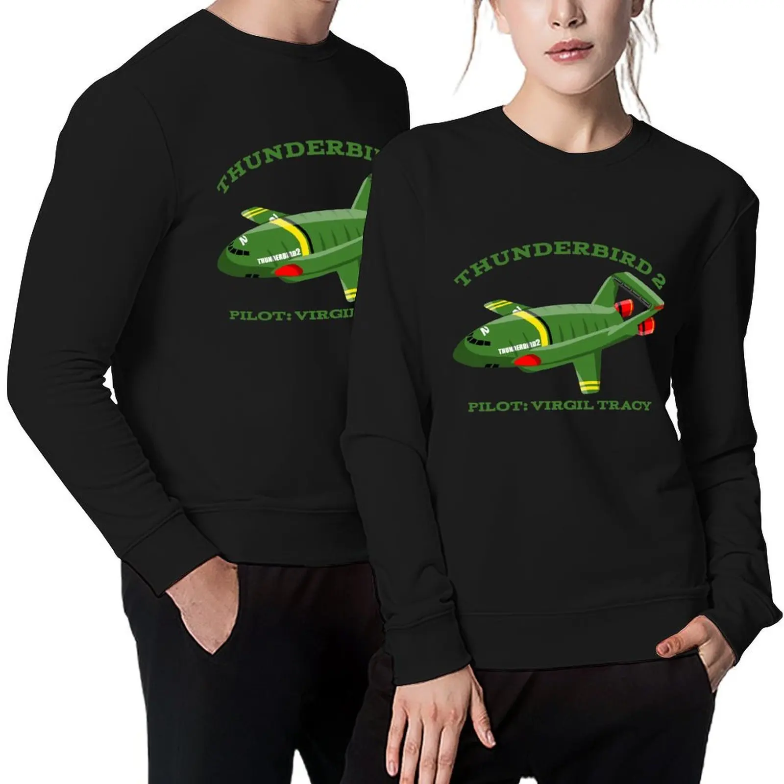 

Thunderbird 2 Virgil Tracy Pullover male clothes fashion men mens clothing men's sweat-shirt hooded sweatshirt