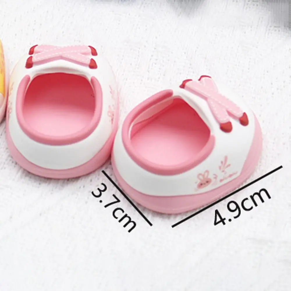 Doll Accessories Round Toe Cotton Doll Shoes Mini Cartoon Doll Walking Shoes Hand-made Cute Doll Shoes Girls Toys