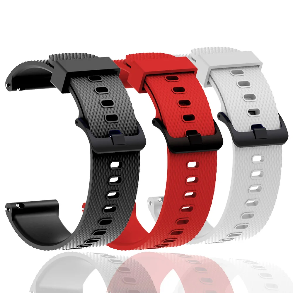 Original Style Watch Band for Garmin Vivoactive 3 5 Silicone Strap Forerunner 645 245 158 55 Watchband Venu/SQ/SQ/2 Plus Correa