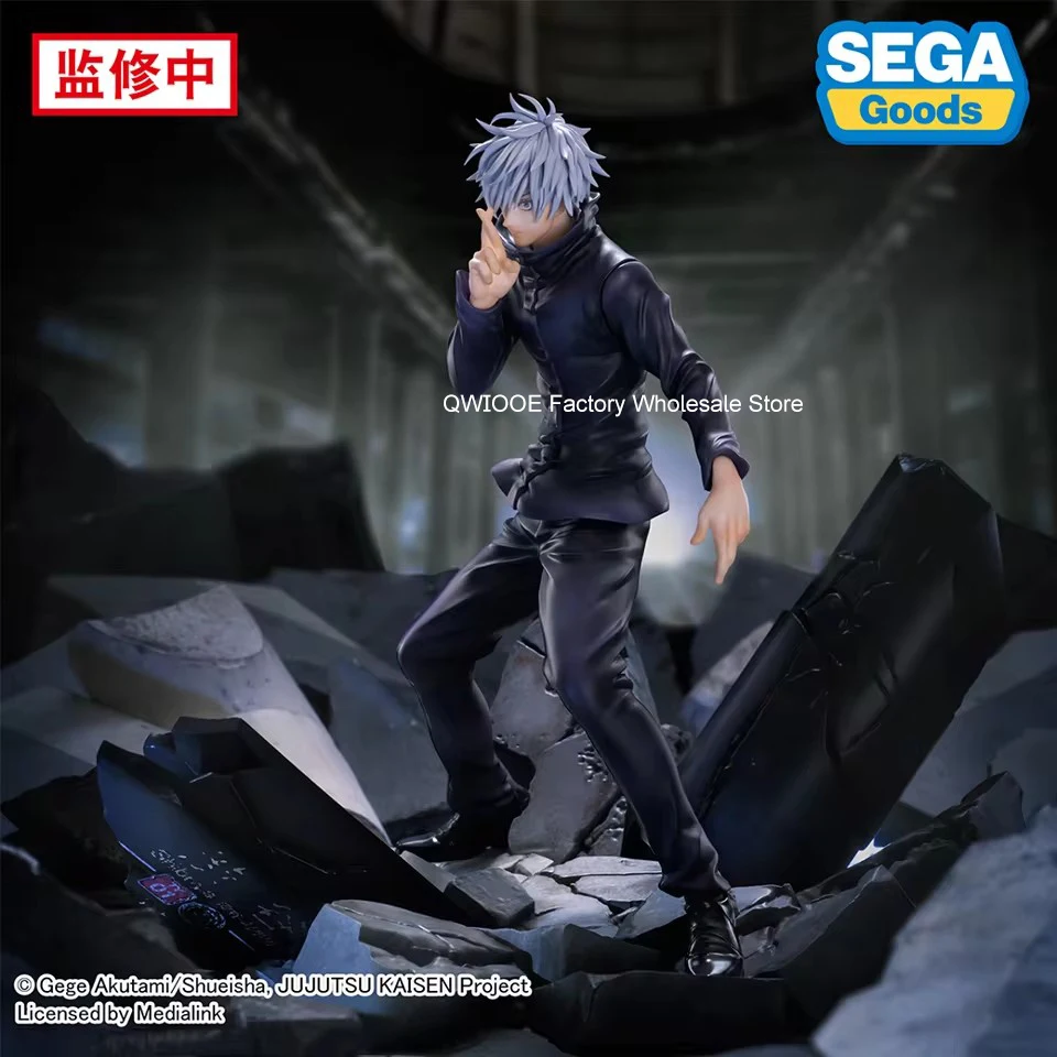 SEGA Jujutsu Kaimmer-Figurine d'Action Gojo Satoru de 21cm, Modèle de Statue en PVC d'Anime, Jouet, Cadeau, Livraison Directe