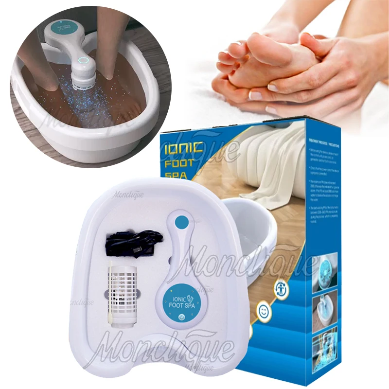 

Detox Ion Electric Foot Spa Bath Massager Machine With Basin Footspa Vibrat Care Arrays Aqua Health Therapy Massage Care Tools