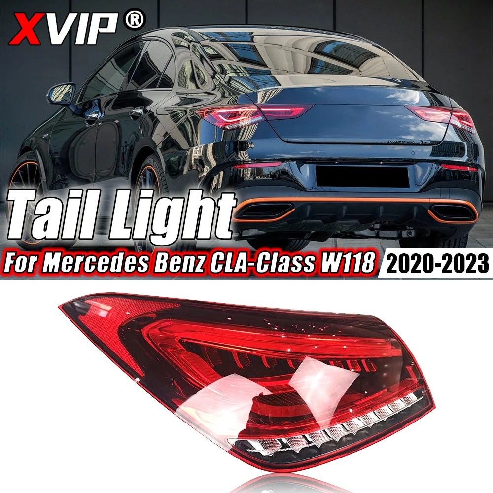 

XVIP Left Side Outer Taillight Rear Brake LED Lamp Signal Lights For Mercedes Benz CLA-Class W118 CLA200 CLA260 20-23 EU Version
