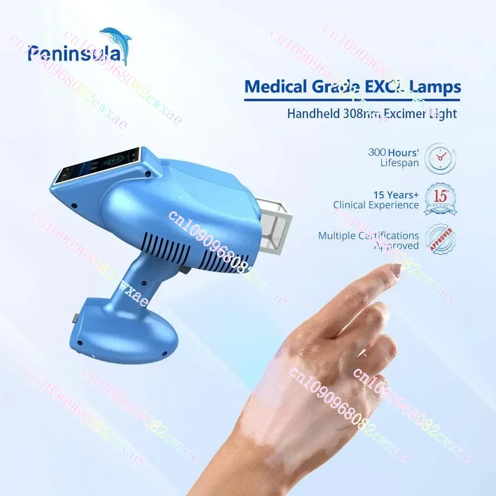 Uvb Phototherapy Lamp Light Therapy Eximer Laser Vitiligo 308nm Home Medical UV Excimer Laser 308nm For Vitiligo Psoriasis