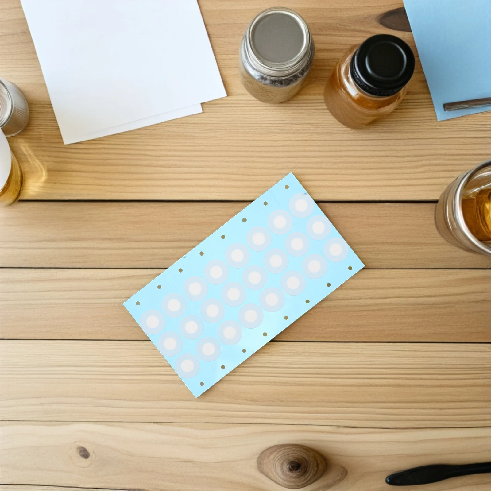 

100pcs Mushroom Cultivation Airflow Filter Discs Breathable Adhesive Patches For Spawn Jars Wide Mouth Mason Jar Ventilation -