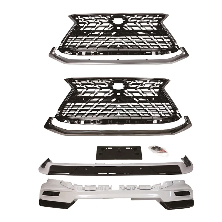 For  LX LX570 2018-2021 Easy Installation Front Rear Bumper Grille Chrome N Dream Garage Factory Direct PP ABS Car Body Kit