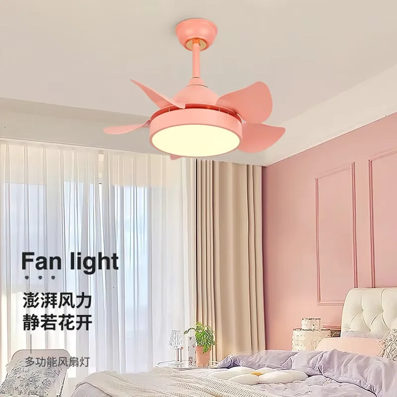 Modern LED Small Cyclone Fan Chandelier for Dining Room Living Room Bedroom Chandelier Room