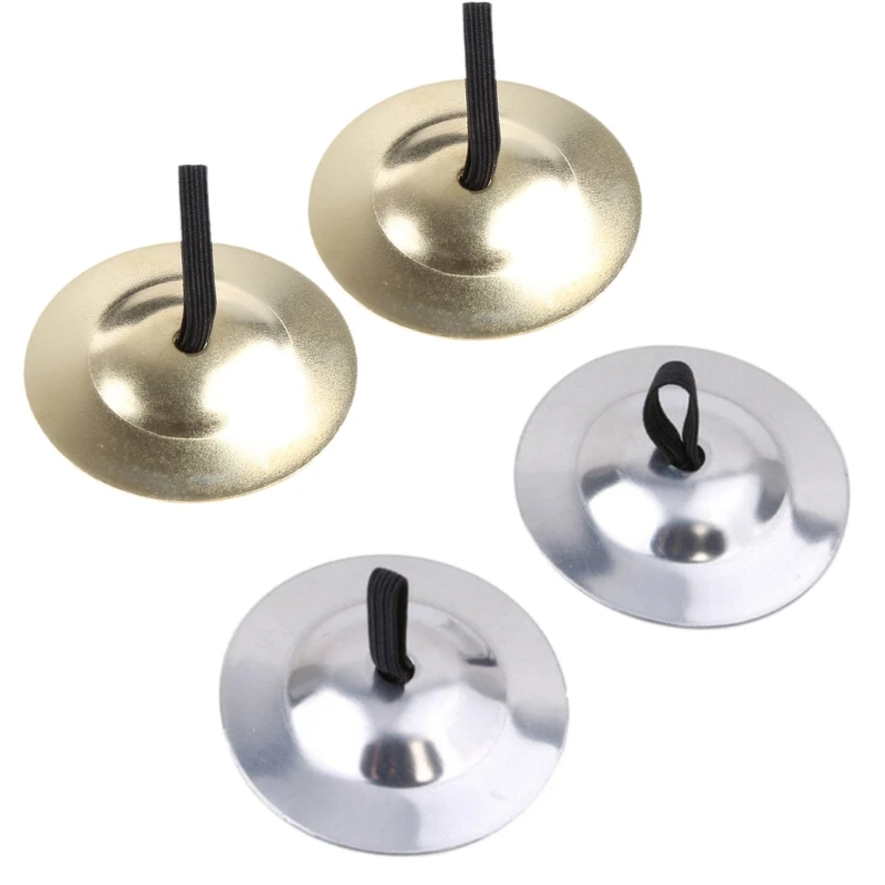 2x Cymbals Finger Cymbals Percussion Dancing Props Percussion Instruments Dropship