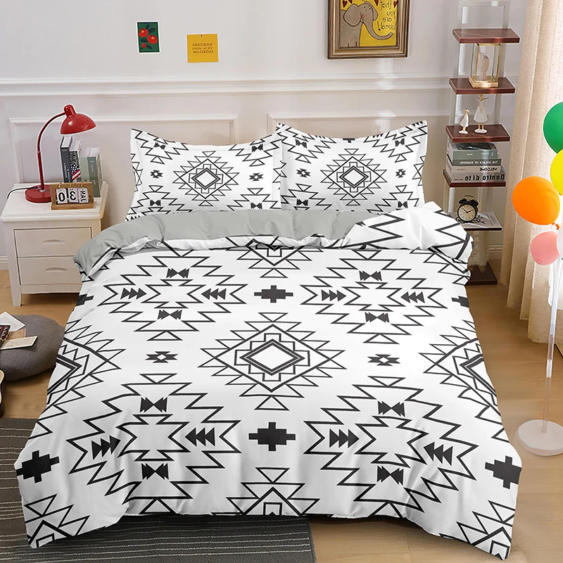 

Bohemian Printing Bedding Set Mandala India Duvet Cover Sset For Kids Teens Adult Twin Queen King Size Comforter Pillowcase