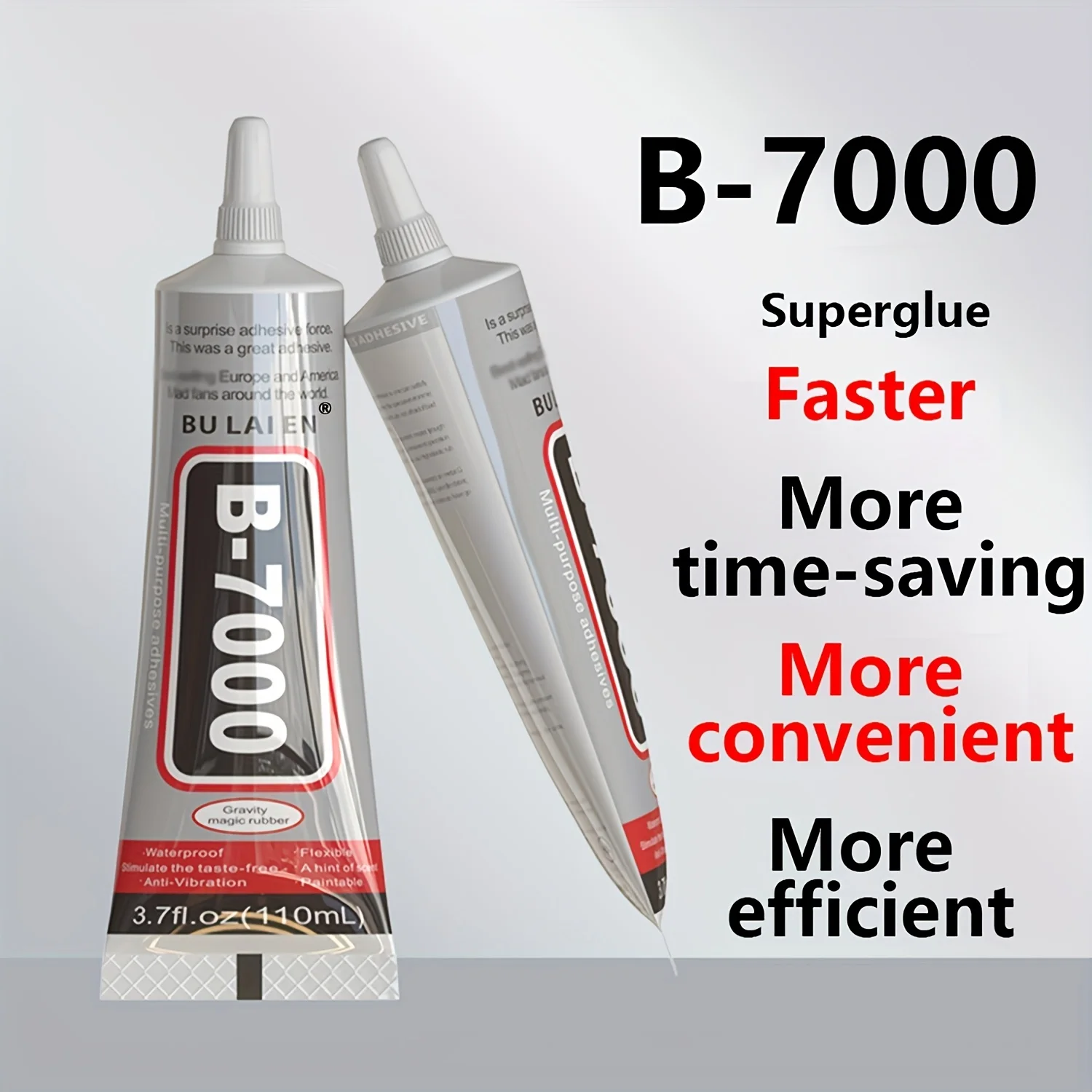 B7000-E8000 Adhesive – Waterproof, transparent epoxy resin adhesive for jewellery and mobile phones
