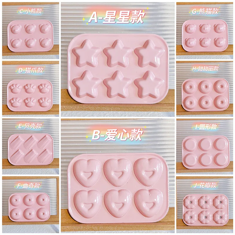 Doll House Mini Cupcake Baking Mold Miniature Food Play Creative Scene Toy Model Doll House Accessories Children's Gift