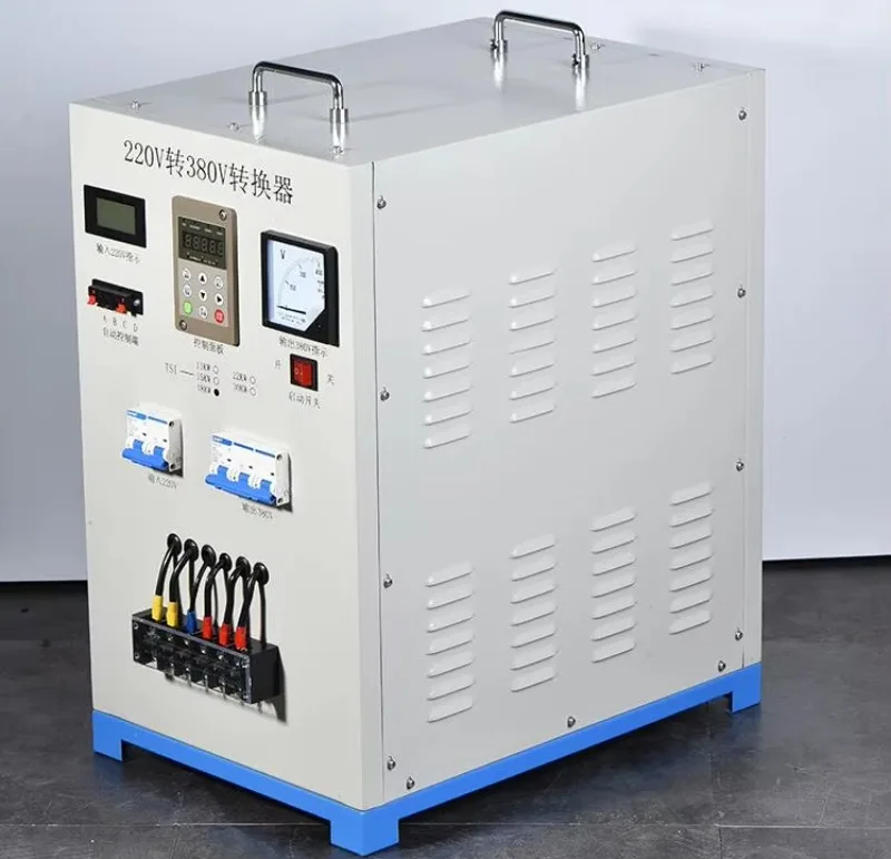 Transformador convertidor monofásico a trifásico de alta calidad de 15 kVA, 220 V a 380 V/440 V, 30 kW