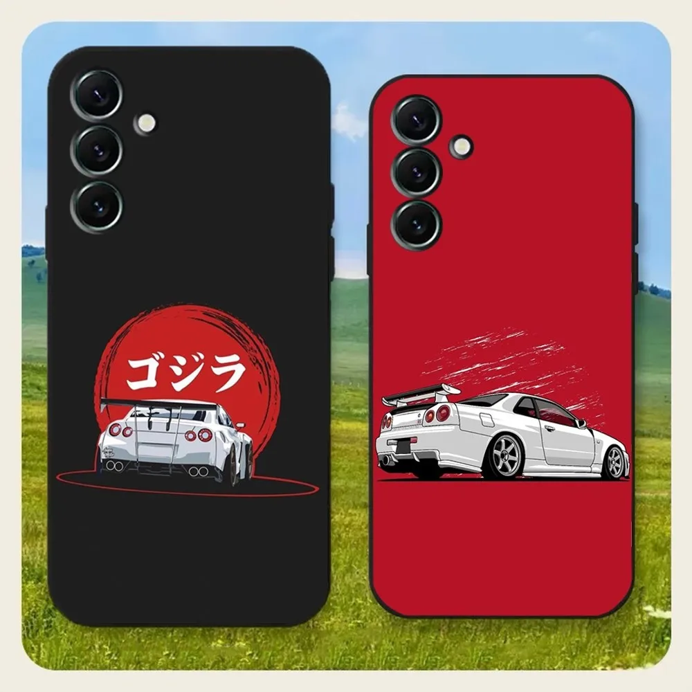 

JDM Type R Civic Sport Phone Case For Samsung Galaxy A20,A21s,A22,A31,A32,A52,A53,A72,73,A80,A91Soft Black Cover