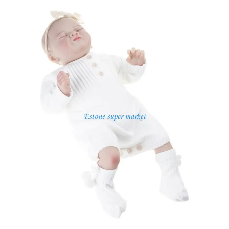 090bリボーンベイビー18インチ新生児睡眠人形は、アクセサリーの誕生日プレゼントで本物に見えます