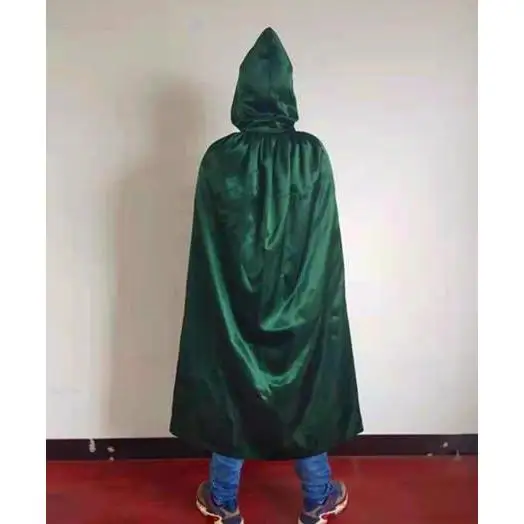 

Весенне-осенний тонкий длинный плащ ведьмы-дьявола на Хэллоуин с остроконечной шляпой, сценический костюм для женщин, тонкий герб