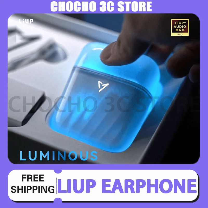 

Беспроводные наушники Liup Lp1, ночник, Bluetooth, зыбучий песок, шумоподавление, светящиеся, прозрачные стеклянные, 5,4 Muisc, игровые наушники