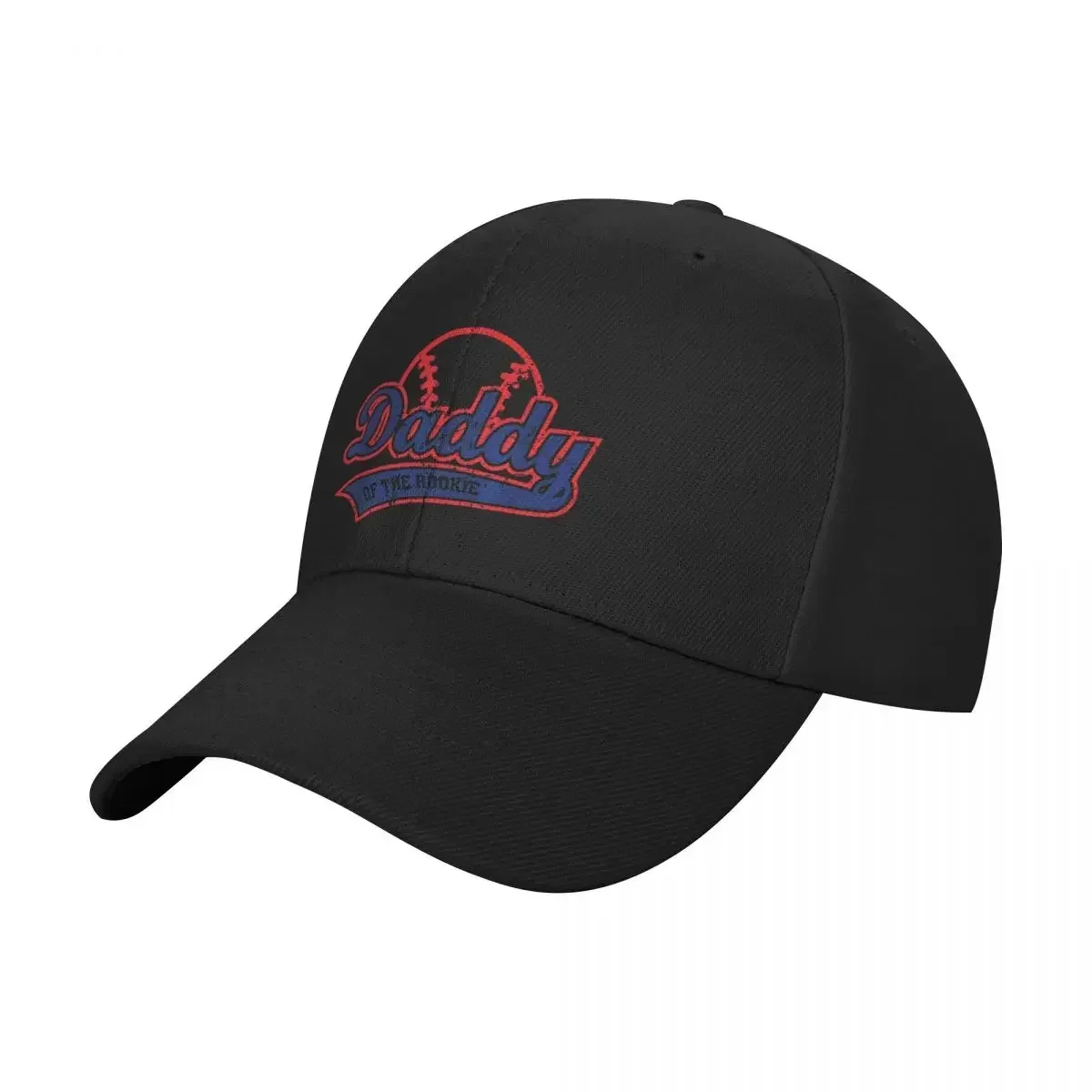 Funny Vintage Baseball Daddy Of The Rookie Baseball Cap Beach Golf Cap Thermal Visor Derby Hat Men's Women's