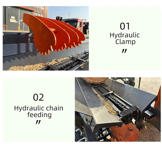 20 Ton Automatic Firewood Processor / Wood Processor with Track Hot Product 2019 Provided Log Splitter Farm & Forest Machine 530