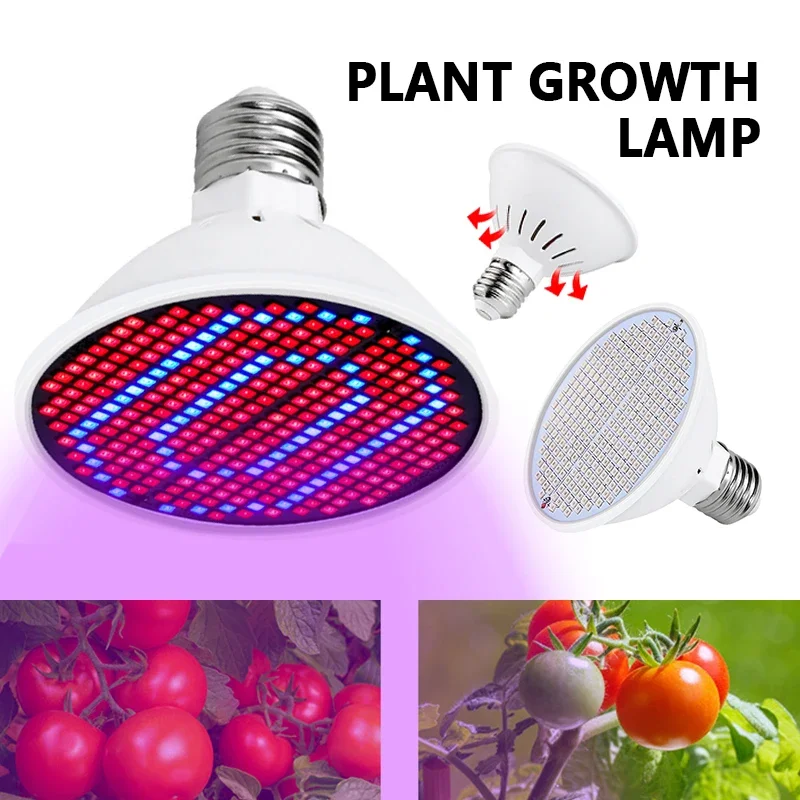 plant growth lamp cup red blue full spectrum indoor E27 planting light multi-specification lamp beads 2835 photosynthesis