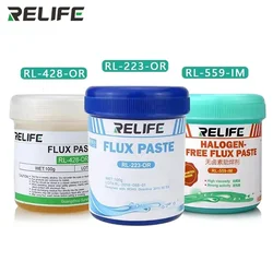 RELIFE Halogen Free No-Clean Soldering Flux Paste, Flux For Soldering, Solder Paste For Electronics PCB/IC/BGA/SMD Repairing